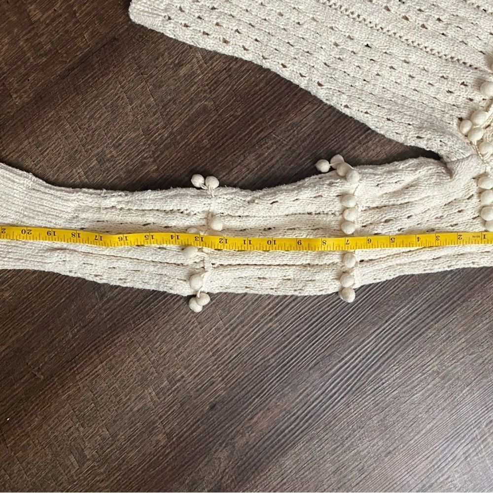 WILLOW & CLAY open-knit Crochet 
 sweater cottage chic soft delicate sz S EUC - Picture 10 of 15